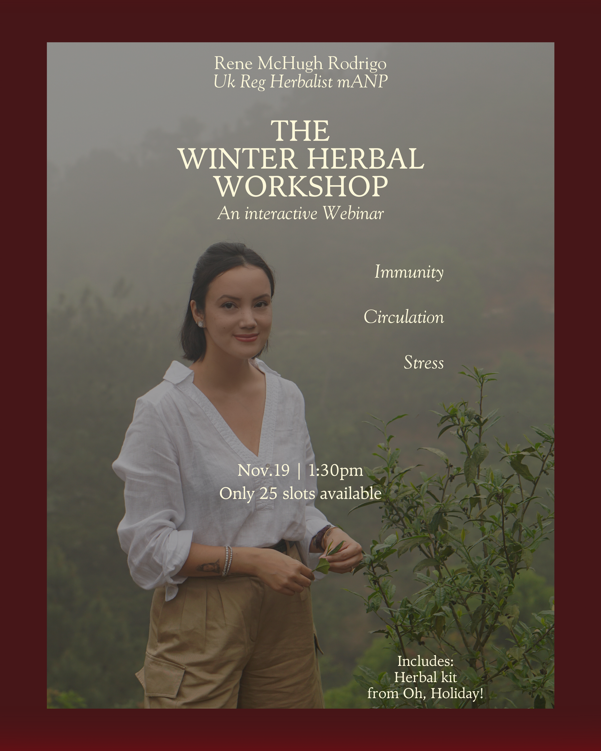 The Winter Herbal Workshop - A Webinar